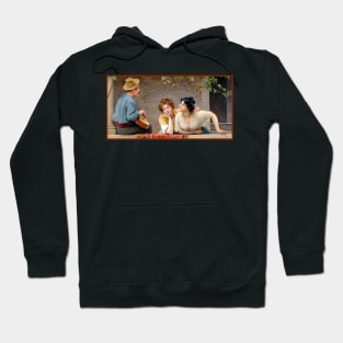 The Mandolinist by Eugen von Blaas Hoodie